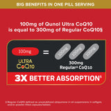 Qunol CoQ10 Softgel Capsules 100mg packaging