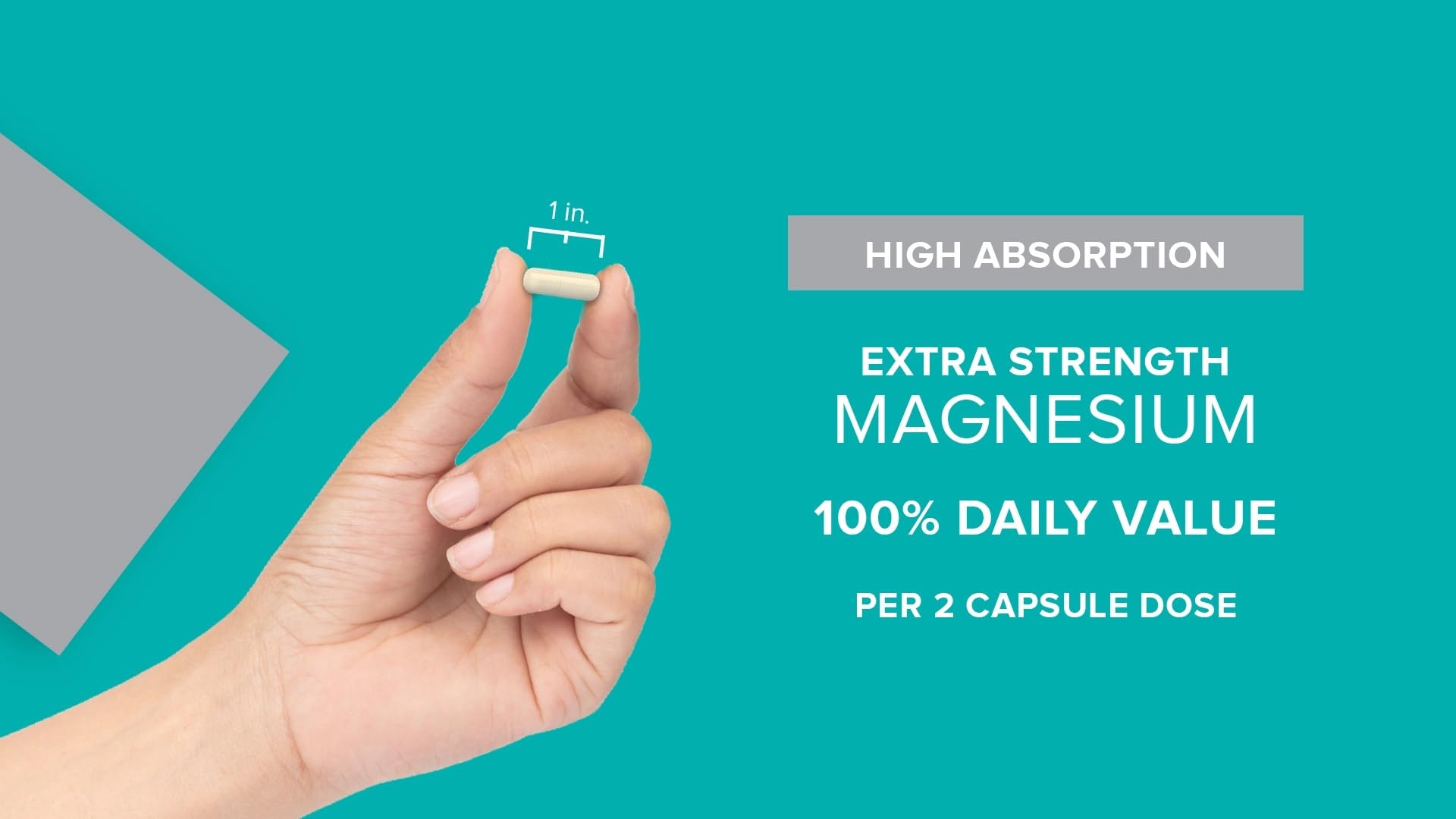 Qunol Extra Strength Magnesium Capsules lifestyle scene with supplements