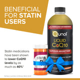 Qunol Liquid CoQ10 100mg 907g supplement in lifestyle setting
