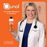 Qunol Liquid Turmeric showing dosage instructions