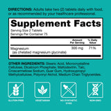 Qunol Magnesium Glycinate 300mg opened bottle showing tablets