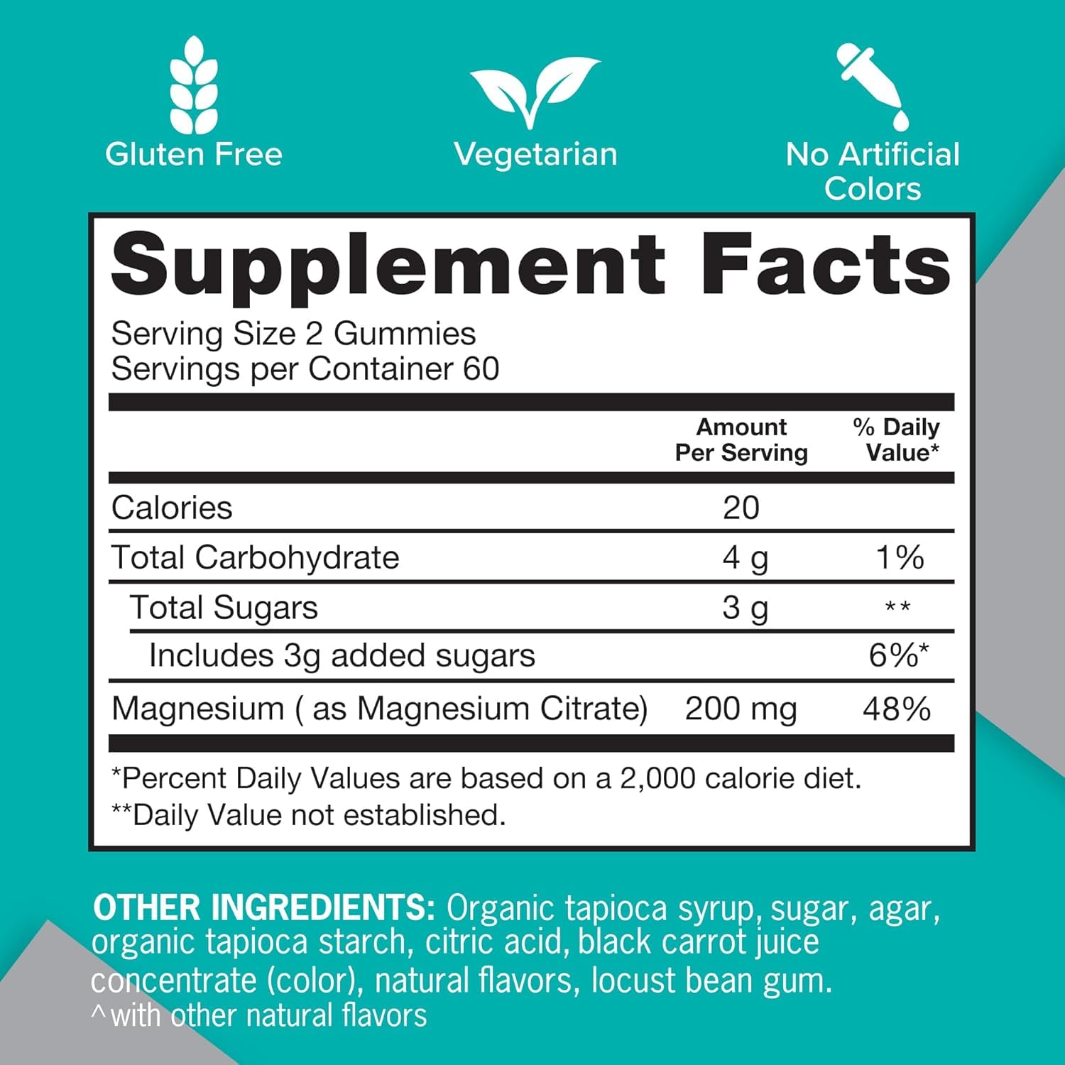 Qunol Magnesium Gummies with a measuring spoon