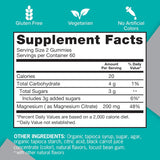 Qunol Magnesium Gummies with a measuring spoon