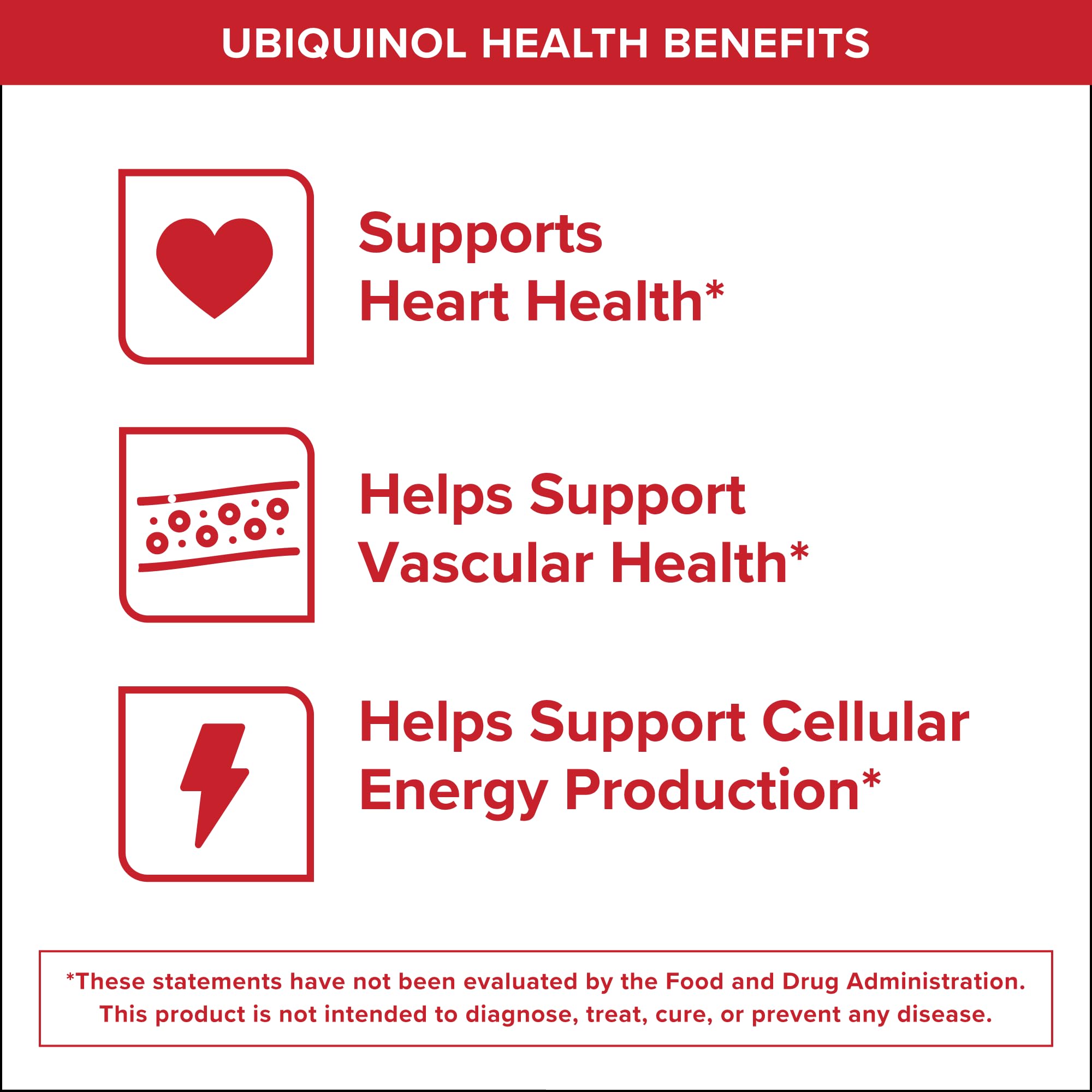 Qunol Mega CoQ10 Ubiquinol 100mg Capsules on a table