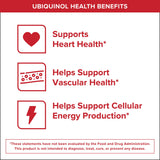 Qunol Mega CoQ10 Ubiquinol 100mg Capsules on a table