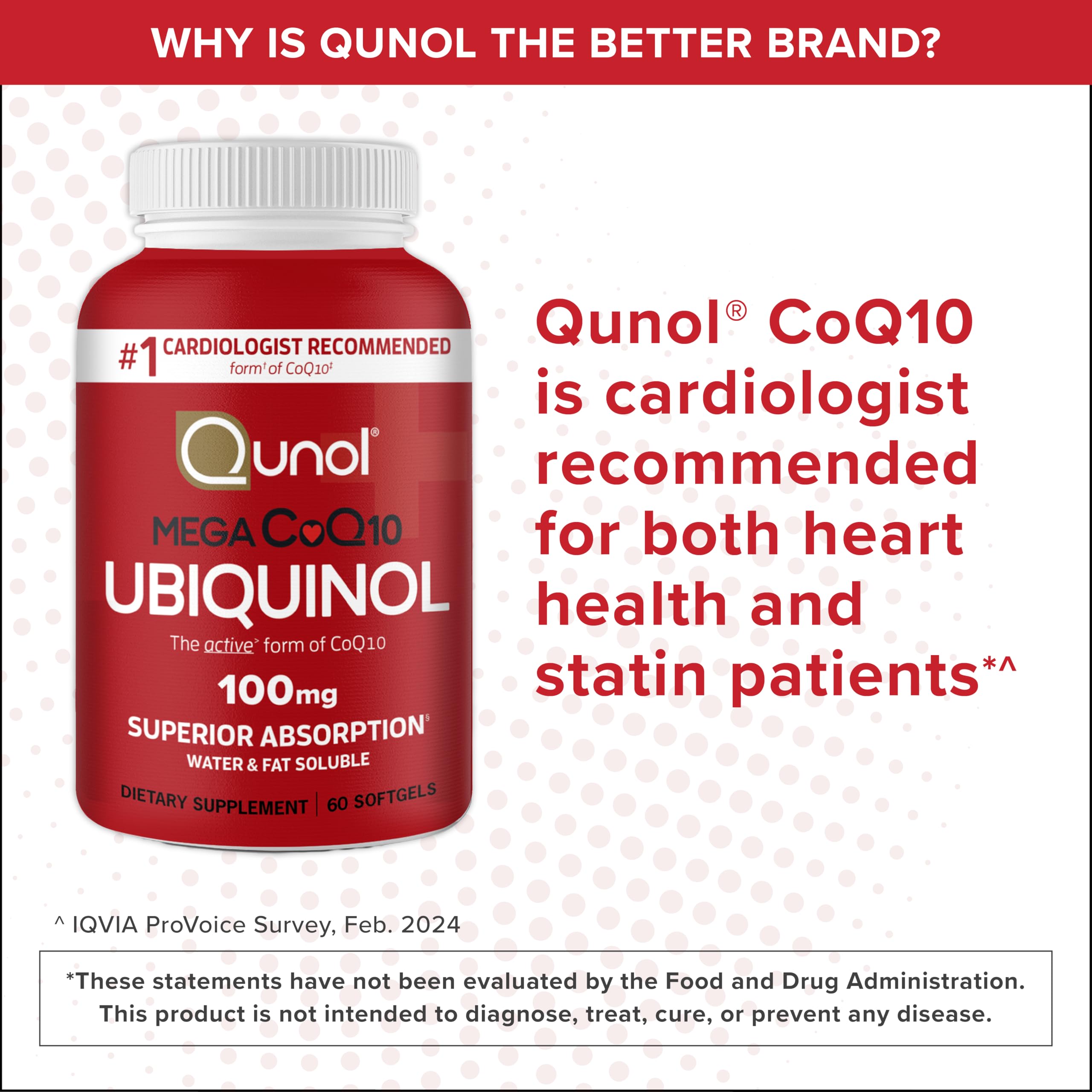 Qunol Mega CoQ10 Ubiquinol capsules with measuring spoon