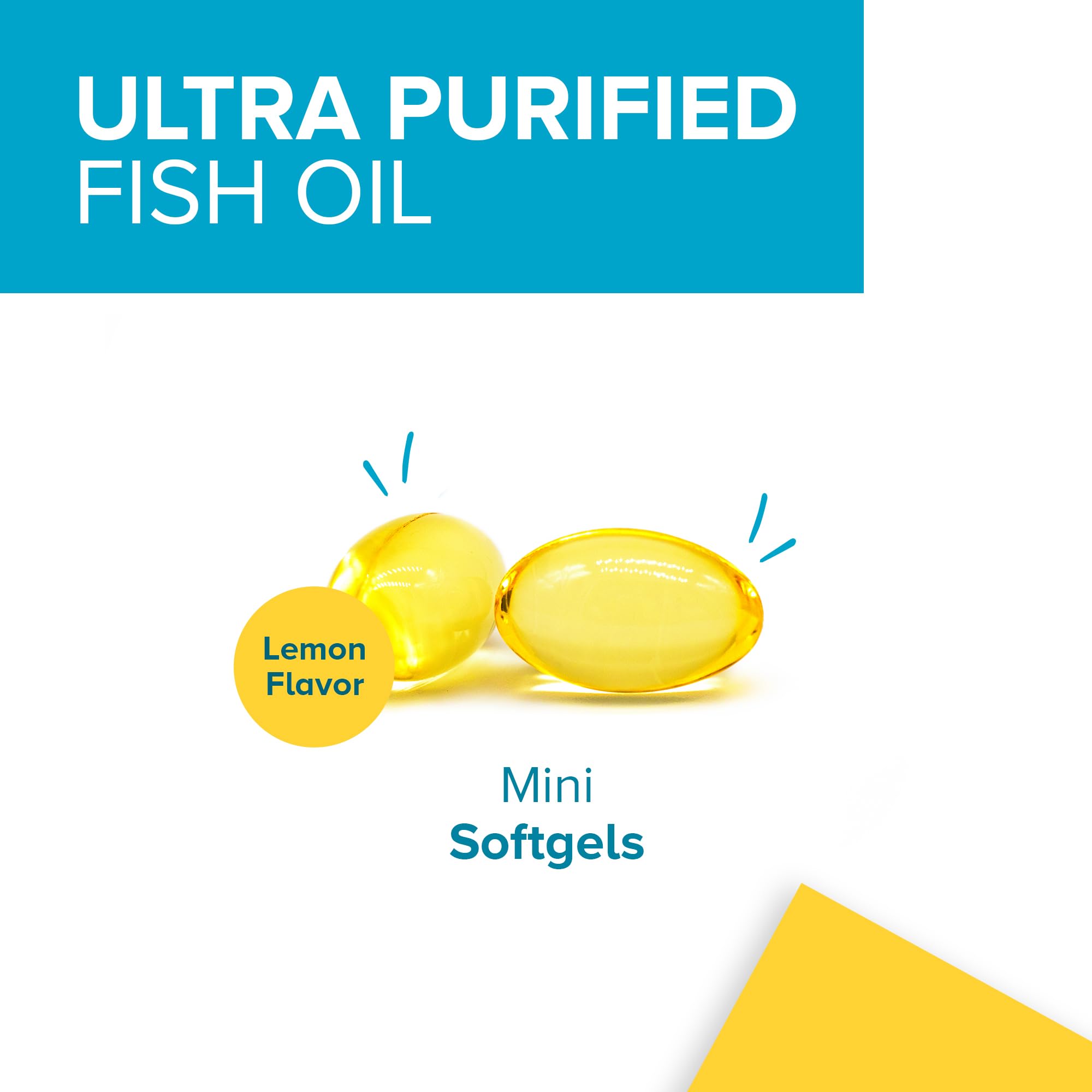 Qunol Omega-3 Softgels 1000mg close-up of softgel
