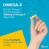 Qunol Omega-3 Softgels 1000mg nutritional information