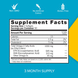 Qunol Omega-3 Softgels 1000mg with lemon flavour label