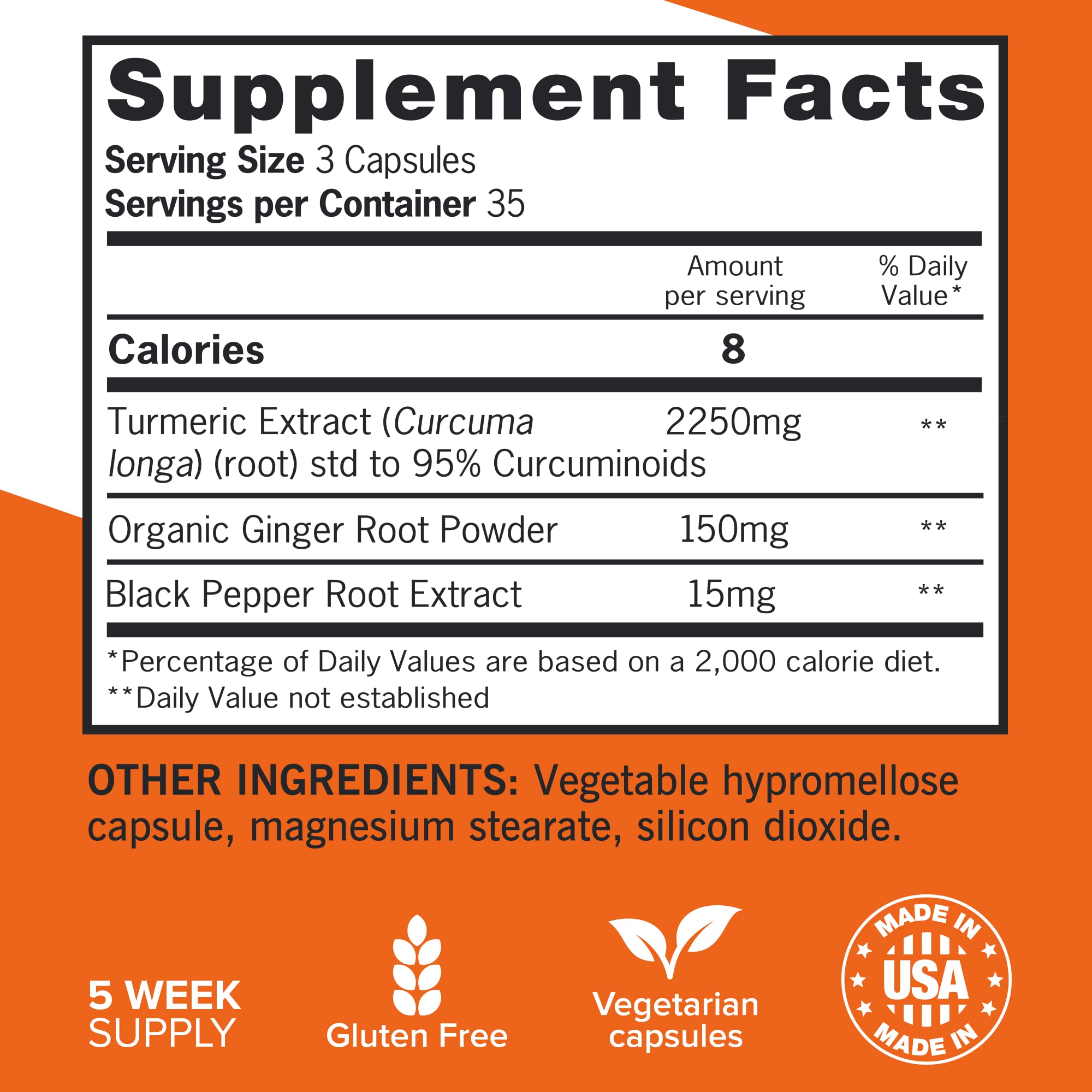 Qunol Turmeric Curcumin Capsules 2400mg on wooden table