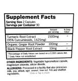 Qunol Turmeric Curcumin Complex 1500mg capsules side view