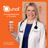 Qunol Turmeric Curcumin Extra Strength 1500mg supplement with measuring spoon