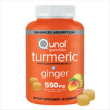 Qunol Turmeric Gummies front view packaging