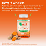 Qunol Turmeric Gummies gummies in a bowl