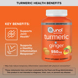 Qunol Turmeric Gummies side view showing texture