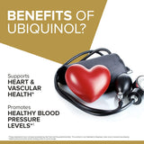 Qunol Ubiquinol CoQ10 100mg supplement bottle side view