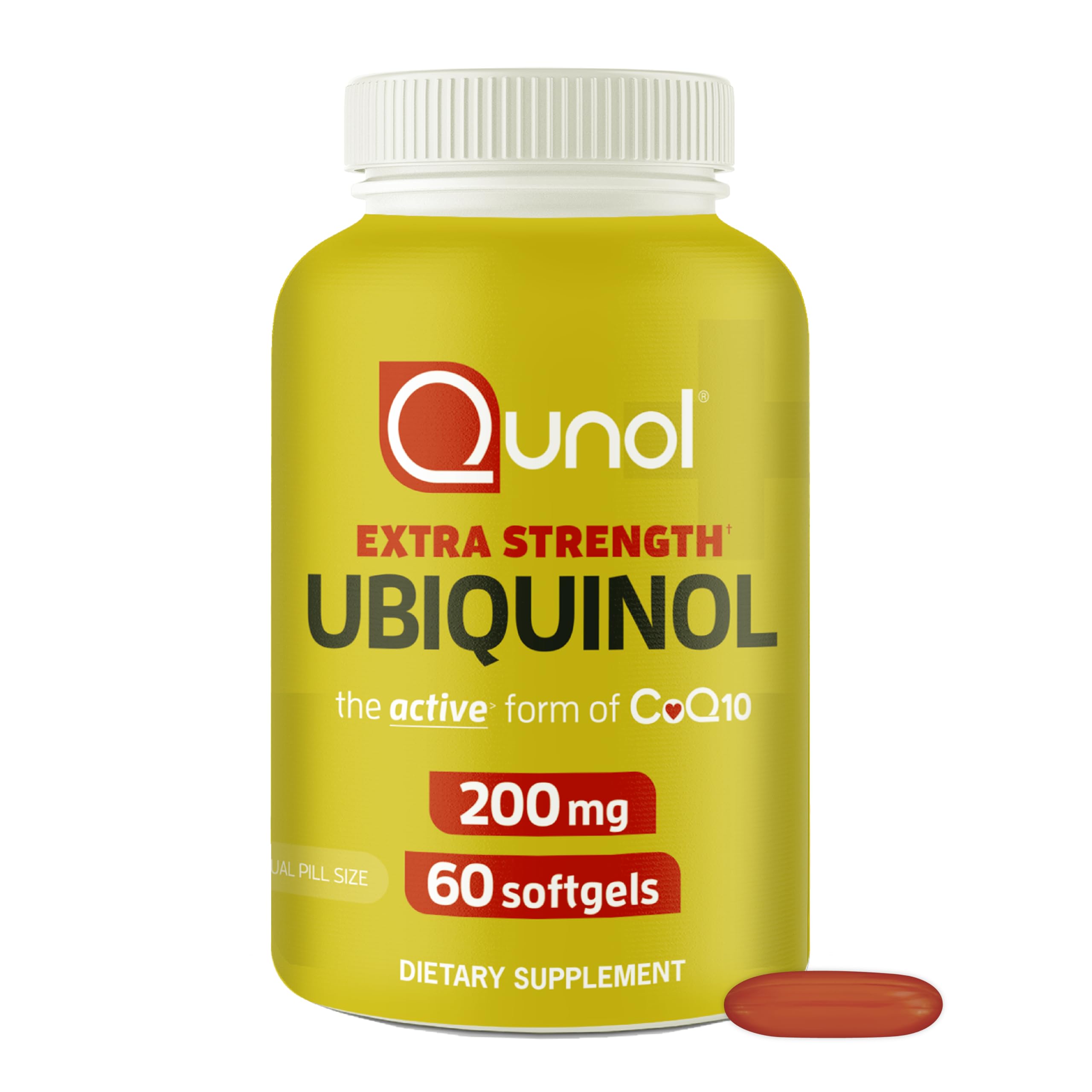 Qunol Ubiquinol CoQ10 Supplement 113g front view