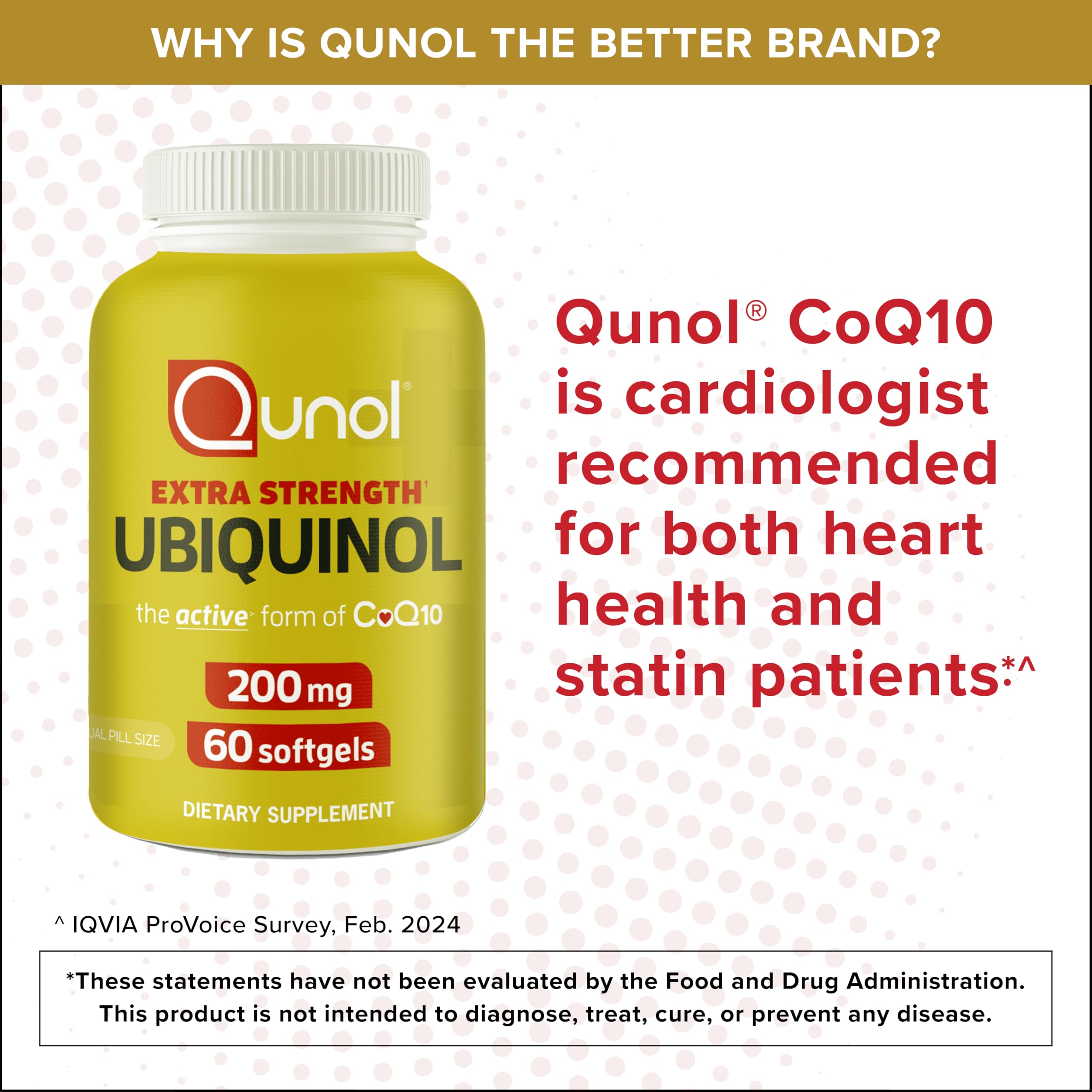 Qunol Ubiquinol CoQ10 Supplement 113g on a wooden table