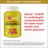 Qunol Ubiquinol CoQ10 Supplement 113g on a wooden table