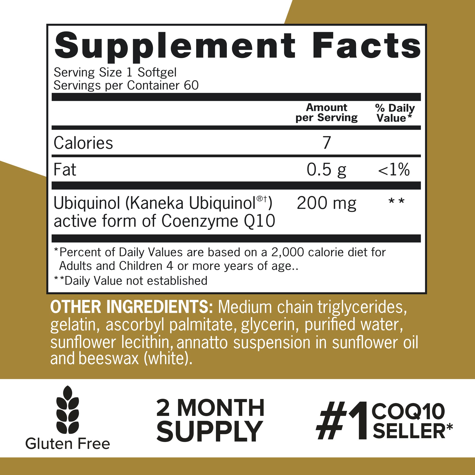 Qunol Ubiquinol CoQ10 Supplement 113g packaging