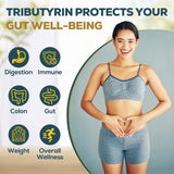 Quorinthiumax Tributyrin Prebiotic Supplement 800mg side view