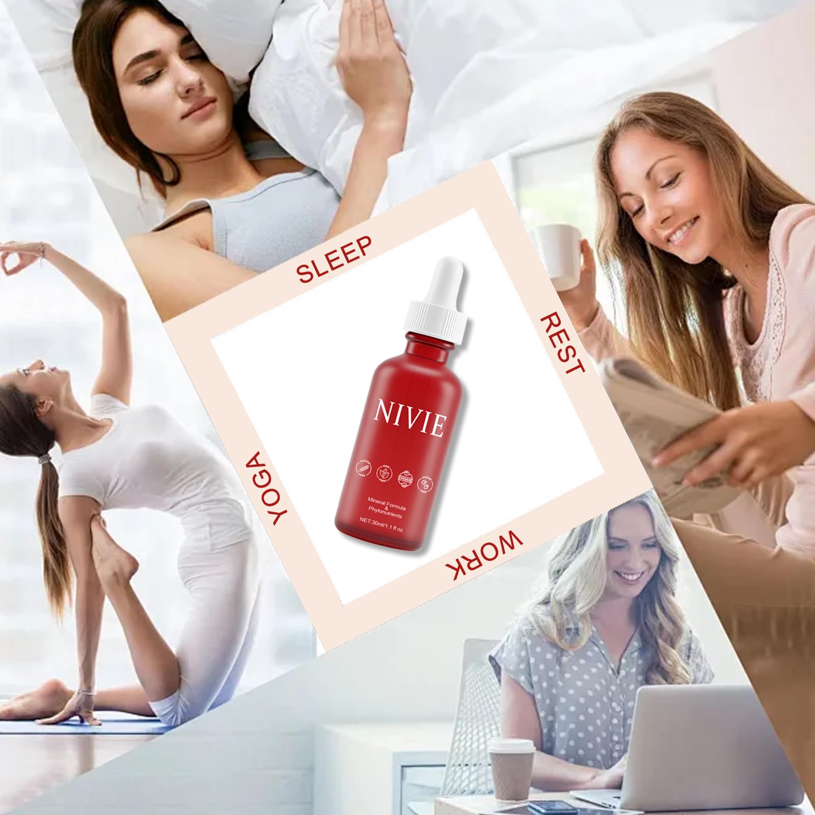 QUZOYU Selenium Liquid Supplement 100g lifestyle scene