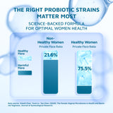 QVQ Feminine Balance Gummies packaging showing nutritional information