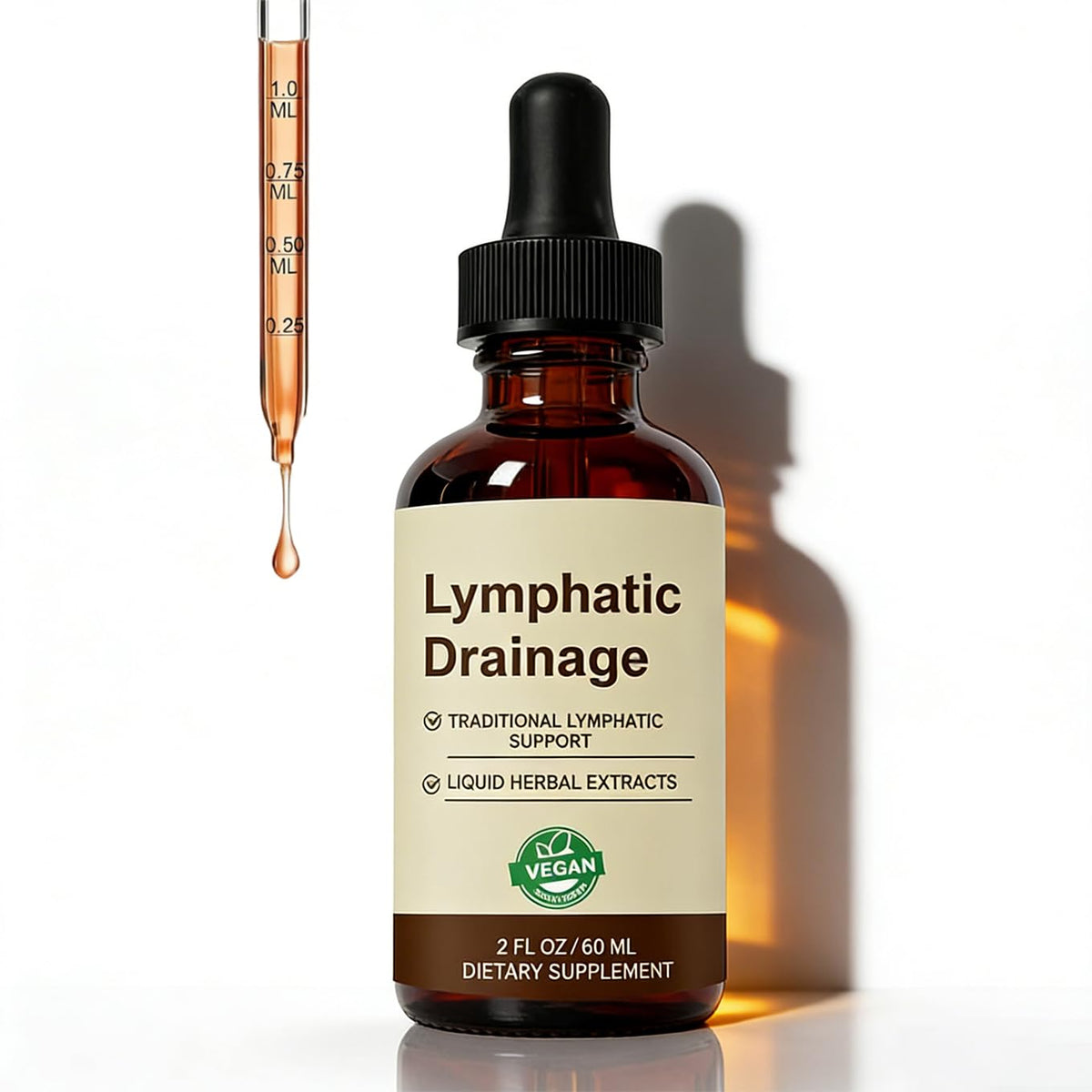 QYGCHUSIN Echinacea Lymphatic Drainage Drops 2000mg front view