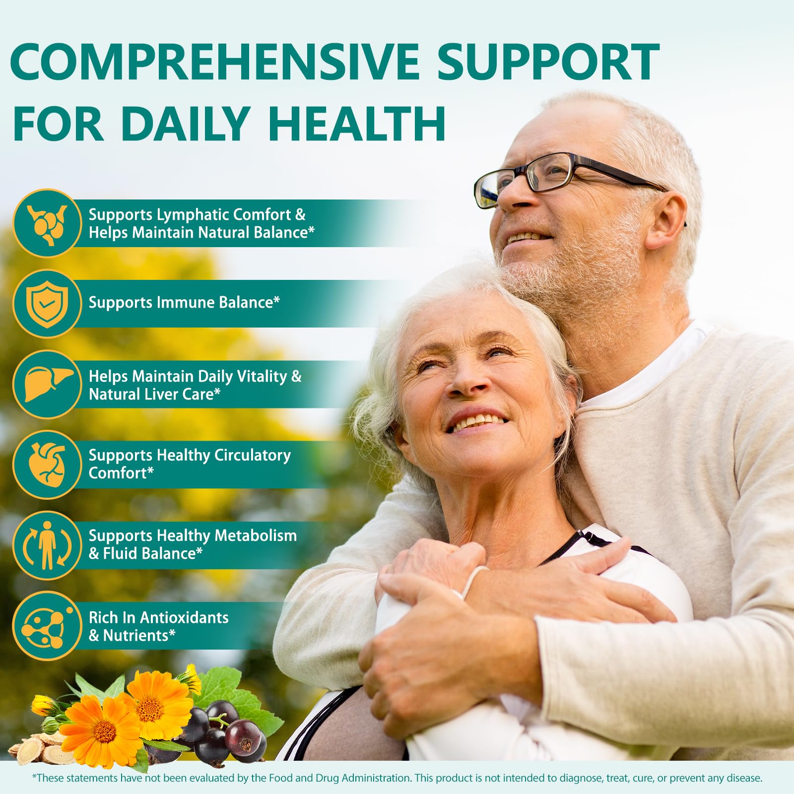 QZFICNJY Echinacea Lymphatic Drainage Capsules ingredients list