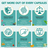 QZFICNJY Echinacea Lymphatic Drainage Capsules softgels close-up