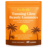 QZFICNJY Tanning Gummies 60 count front view