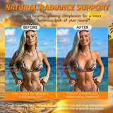 QZFICNJY Tanning Gummies ingredients list