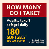 R&C Store Magnesium Citrate 250 mg softgels bottle side view