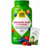 R&C Store Women's Multivitamin Gummies bottle front view