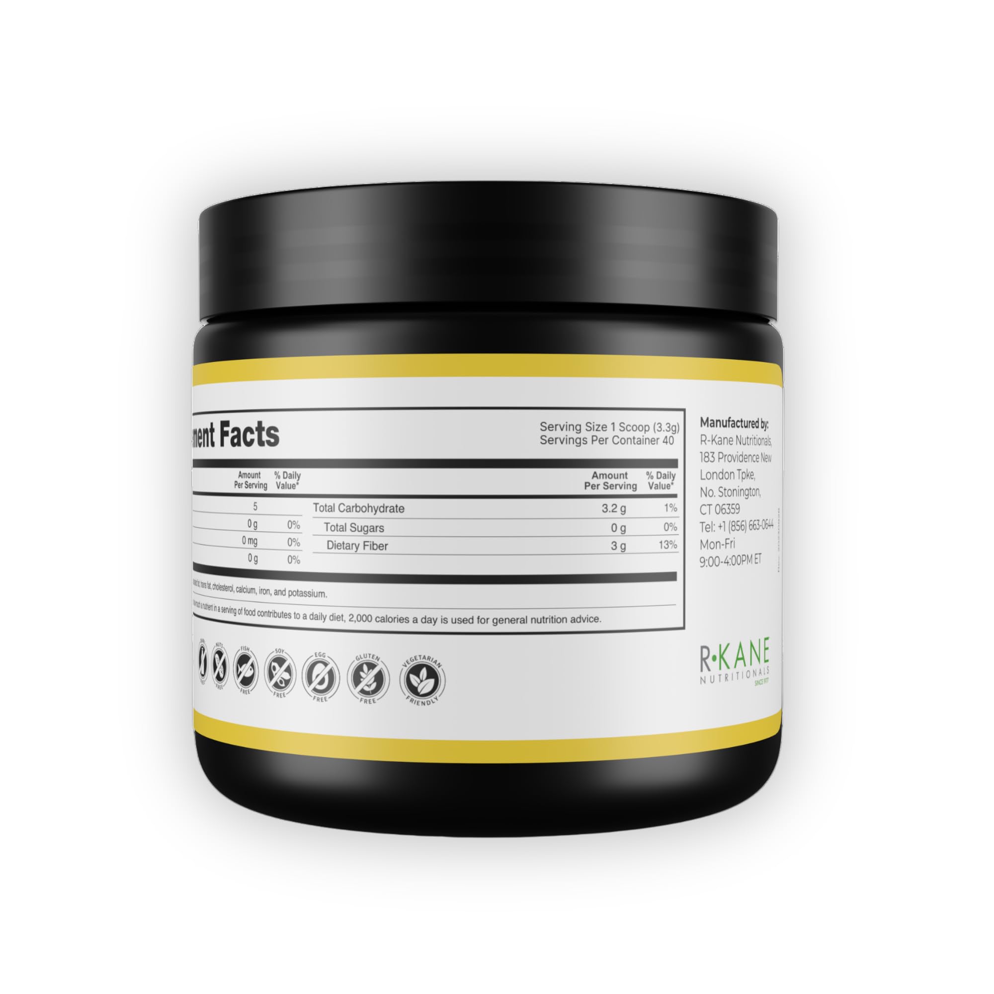 R-Kane Nutritionals Soluble Fibre Powder 200g packaging