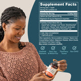 R-U VED Carditone Ayurvedic daily wellness Supplement caplet back view