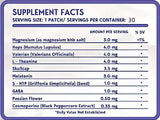 RAAYAM Sleep Patches 30 Pack Lavender on a bedside table
