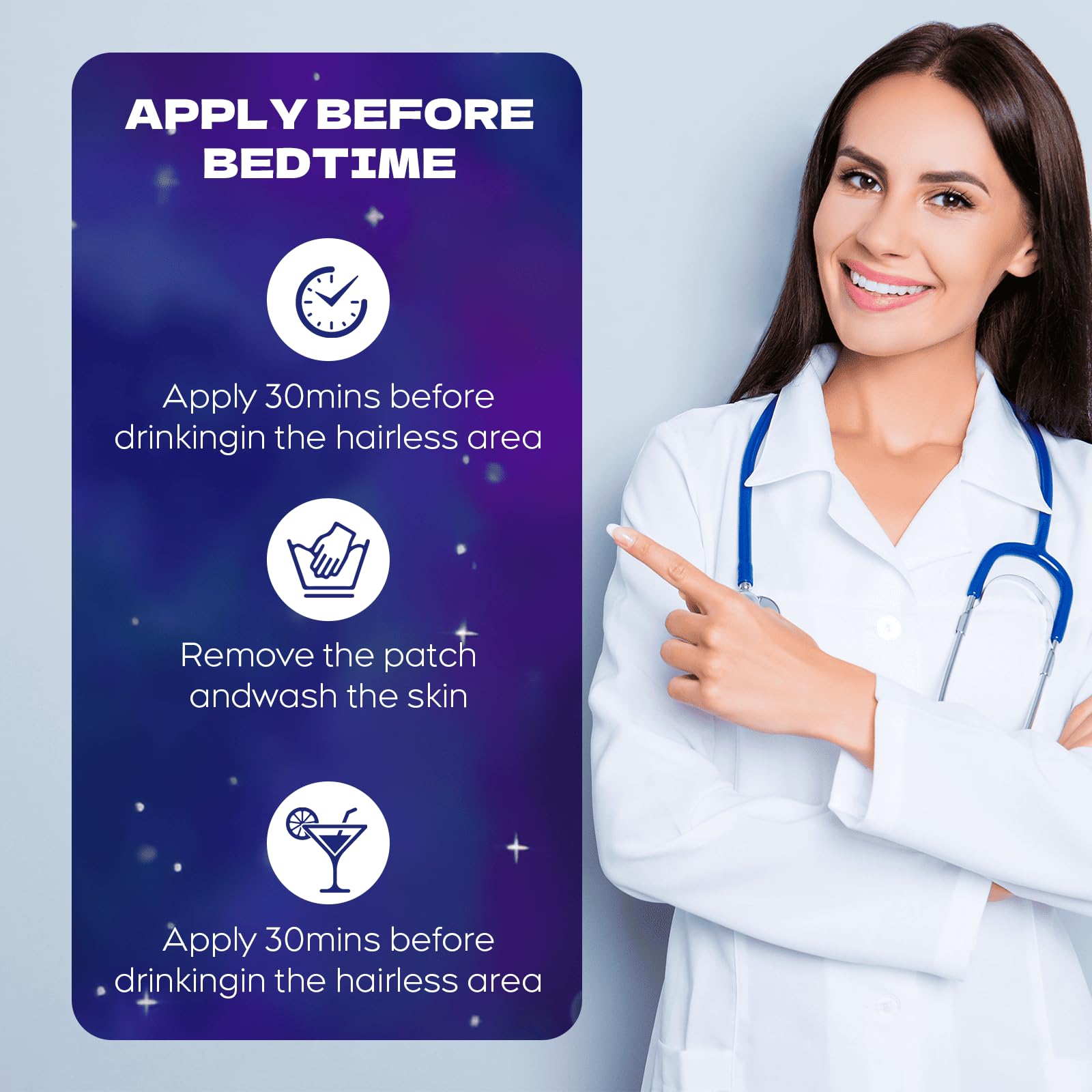 RAAYAM Sleep Patches alongside a bedtime routine