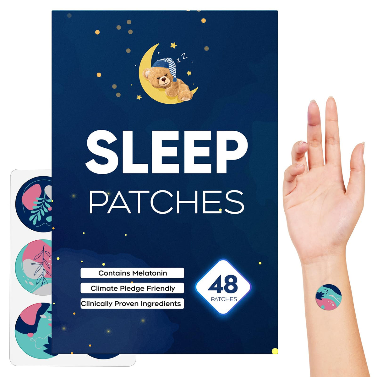 RAAYAM Sleep Patches packaging front view