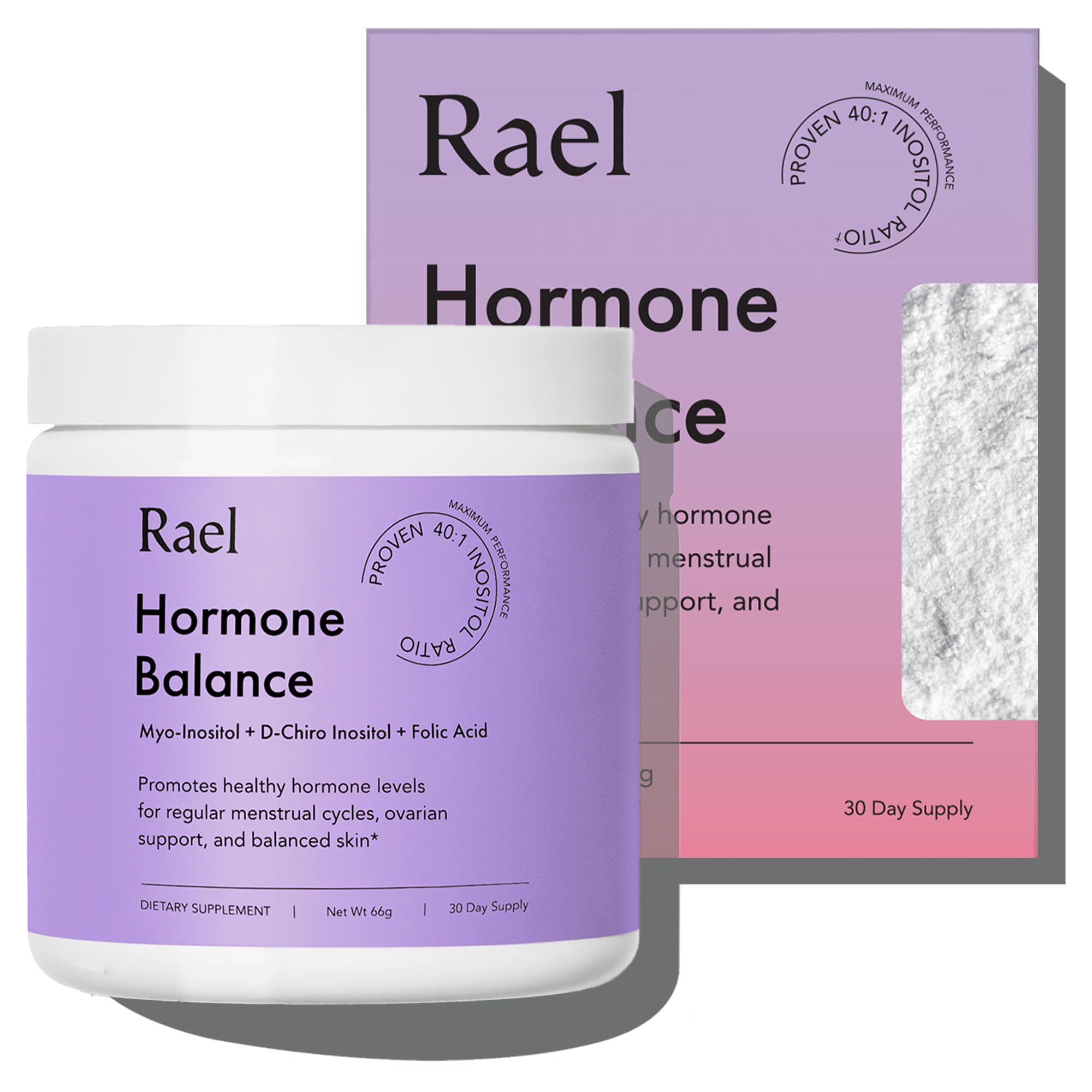 Rael B8 (Inositol) Daily Cycle Support Powder front view