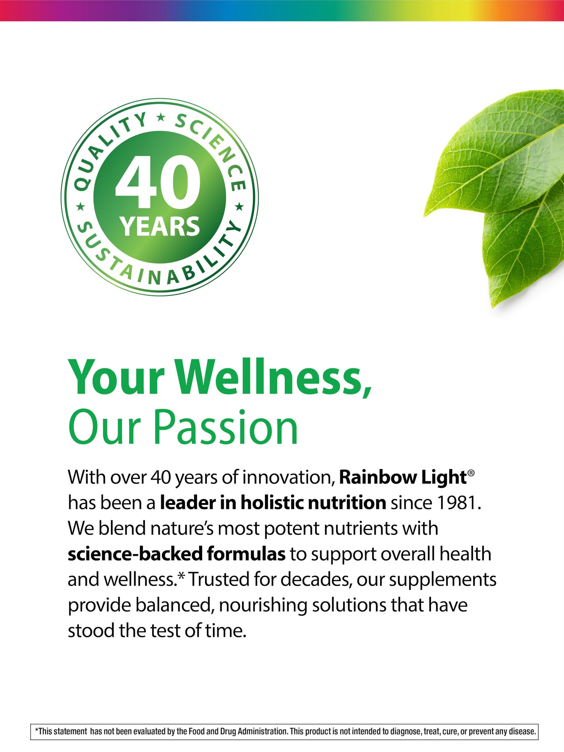 Rainbow Light Kid’s One Multivitamin bottle with cap open