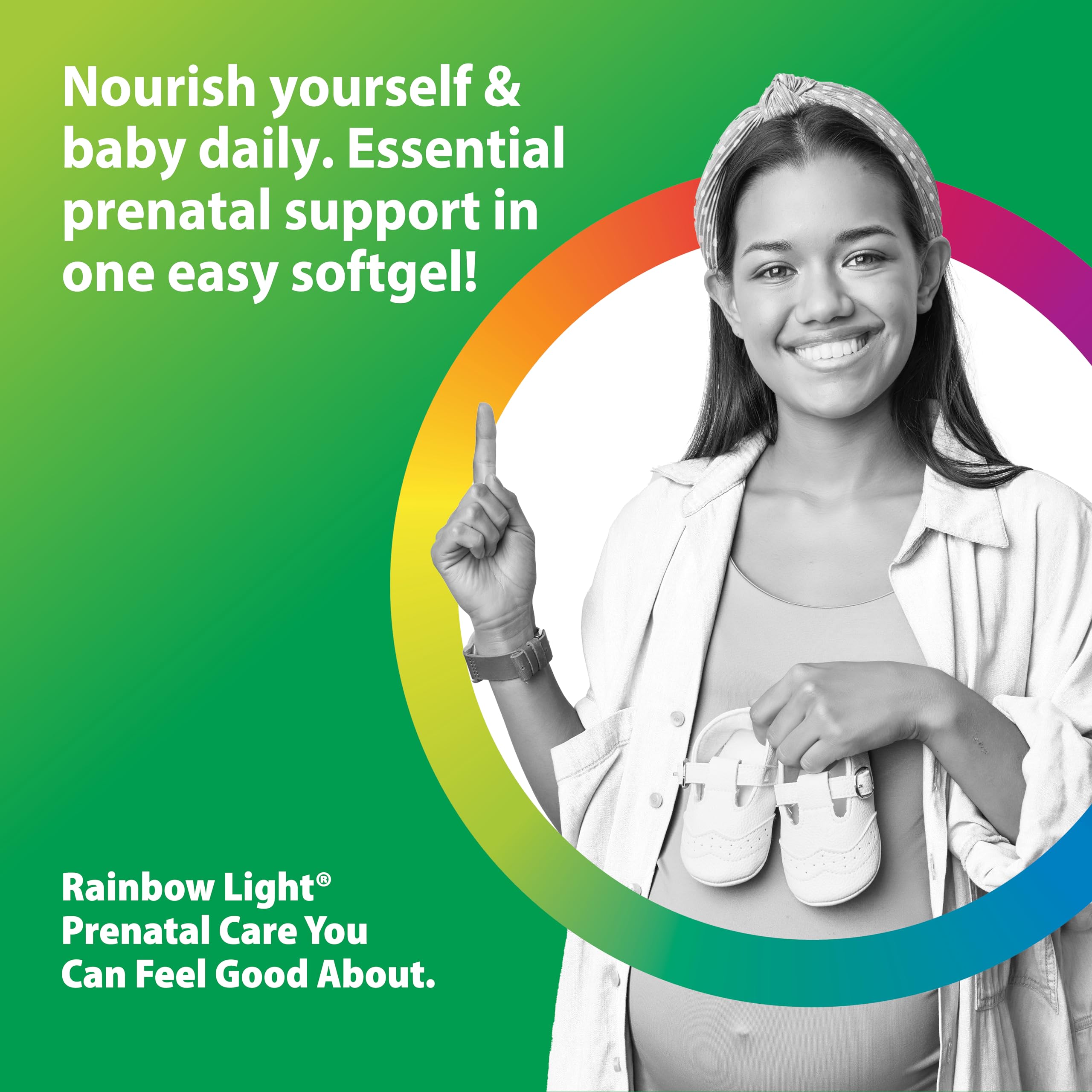 Rainbow Light Prenatal DHA Fish Oil Softgels packaging