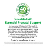Rainbow Light Prenatal DHA Softgels showing dosage details