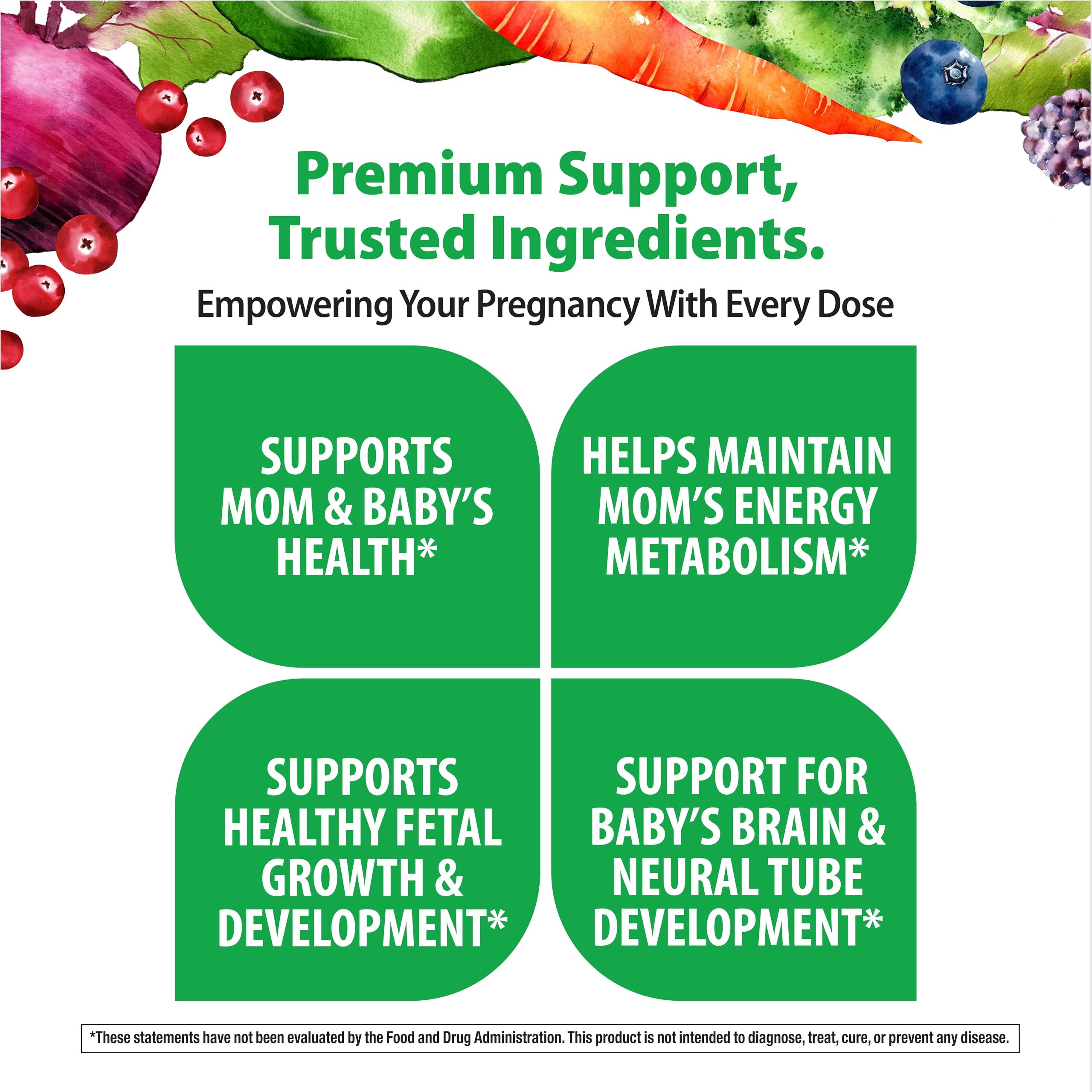 Rainbow Light Prenatal Multivitamin 60 Tablets with organic superfoods