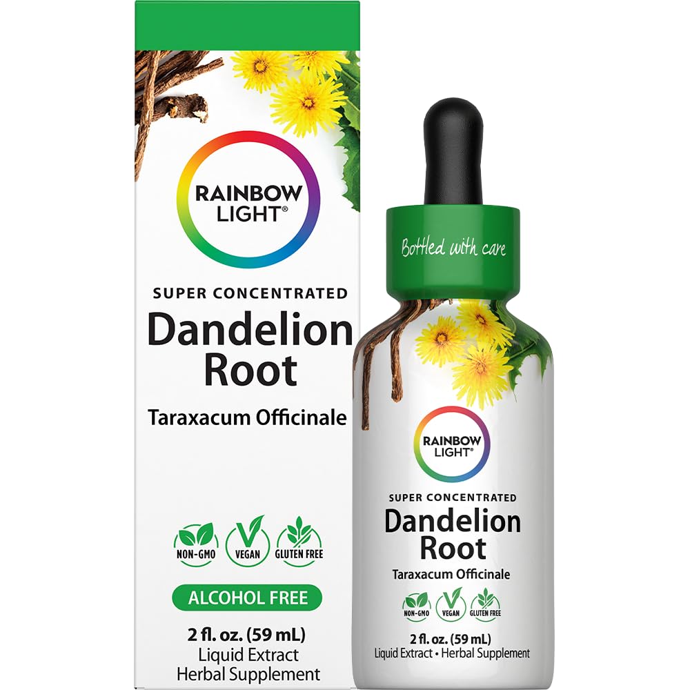 Rainbow Light Super Concentrated Dandelion Root Liquid Extract front view