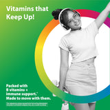 Rainbow Light Teen Multivitamin back view with ingredient list