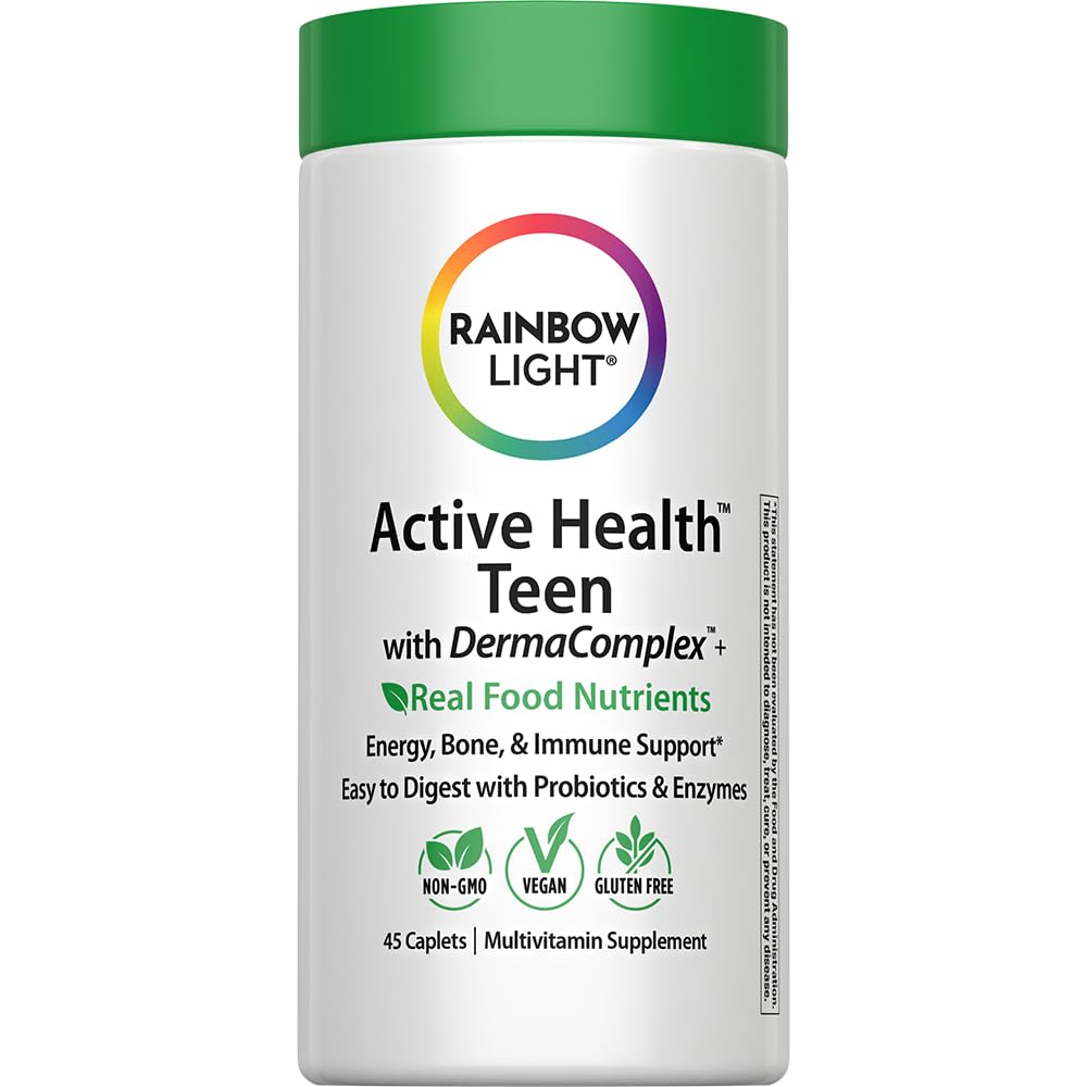 Rainbow Light Teen Multivitamin front view of packaging