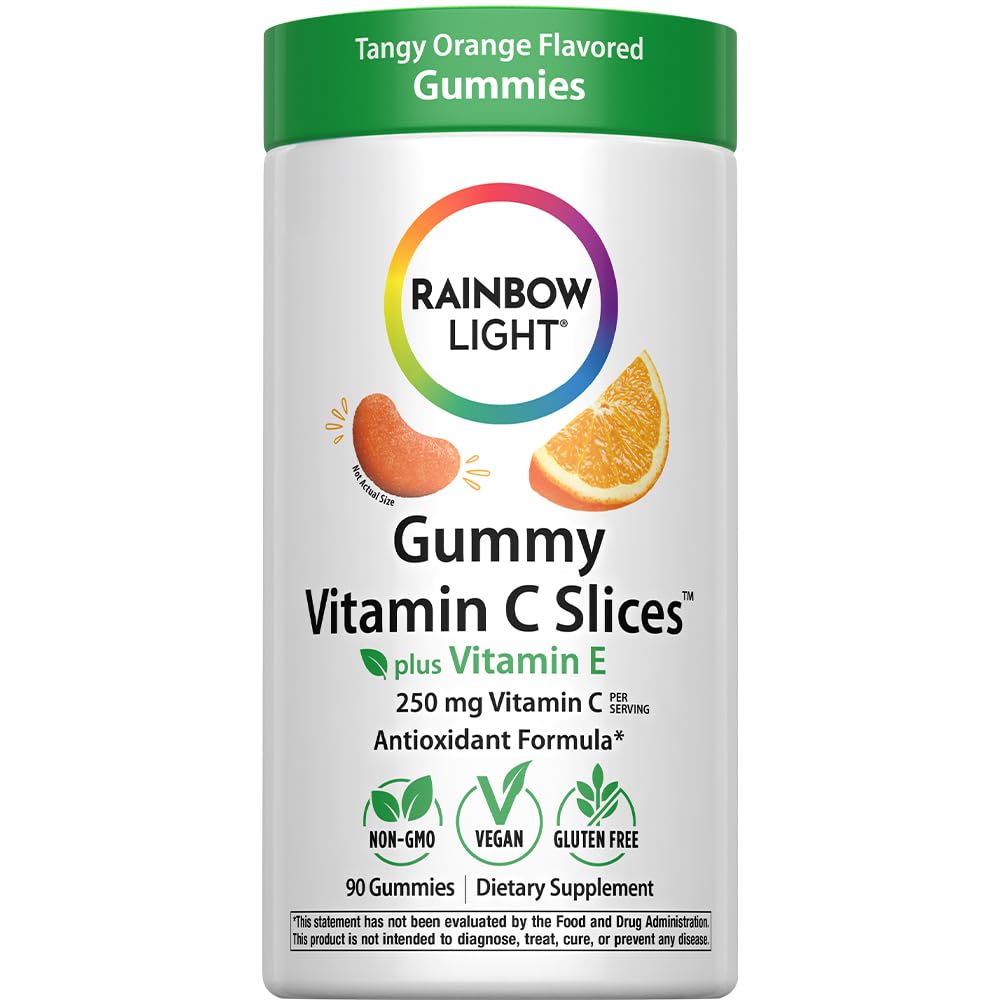 Rainbow Light Vitamin C Gummies front view with packaging