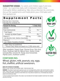 Rainbow Light Vitamin C Gummies side view showing ingredients