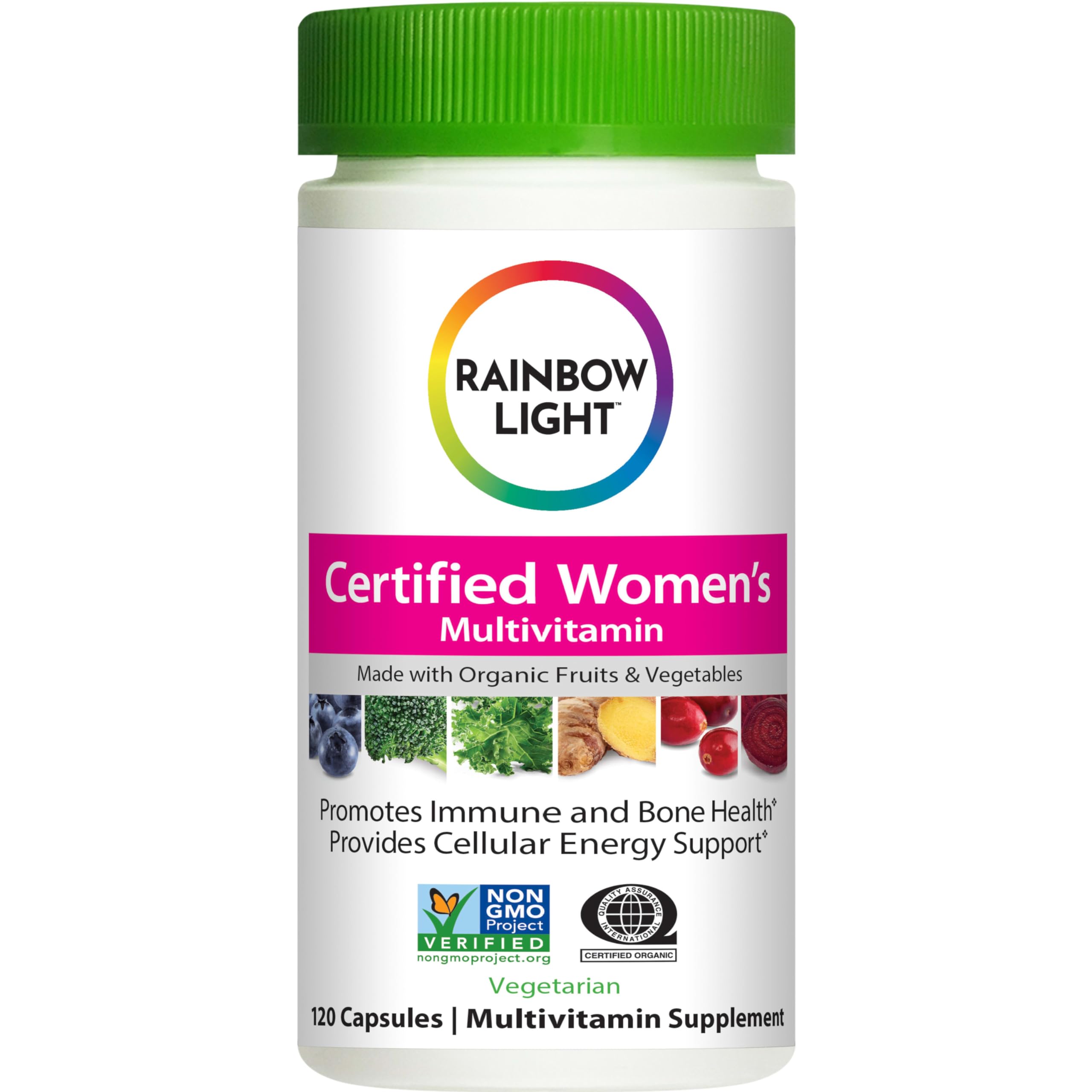 Rainbow Light Women's Multivitamin 90 Capsules front view